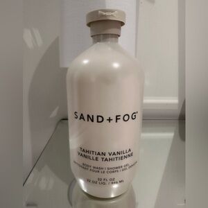 946ml Tahitian Vanilla Body Wash By Sand + Fog NWT